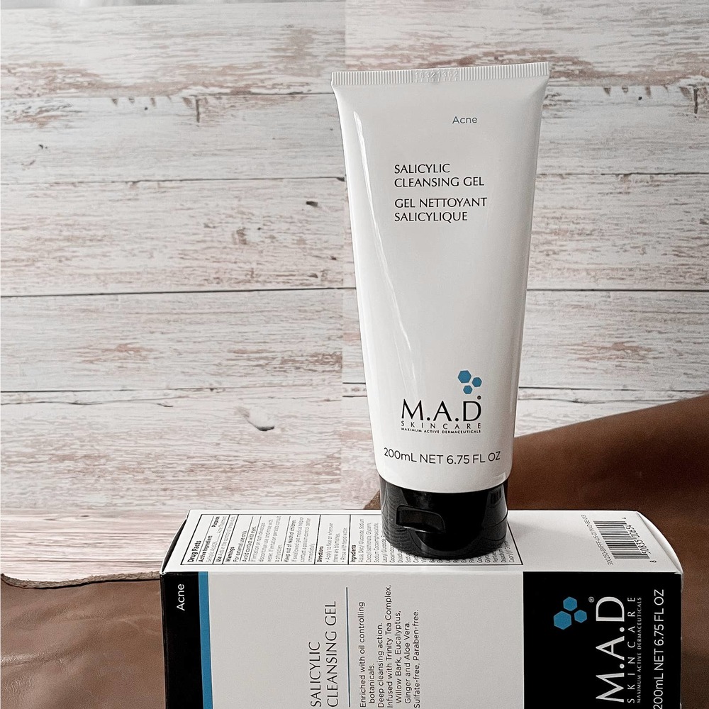 M.A.D.‎ Skincare Salicylic Cleansing Gel Acne 6.75 fl oz Exp: 6/4/24